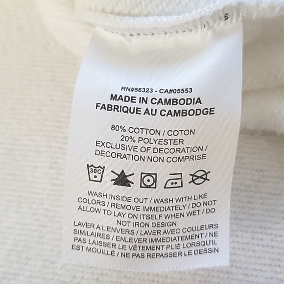 Nike Women's XL White Sportswear Club Fleece Oversized Mock Neck Sweatshirt - Picture 9 of 10